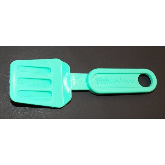 VTG Fisher Price Spatula Battat Blue Serving Spoon Plastic Toy Utensil Dish Lot - Picture 2 of 8